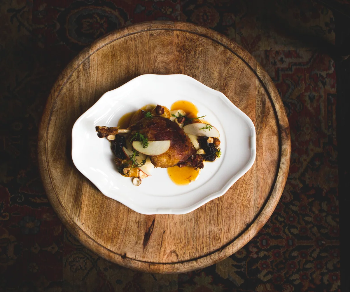 Plat signature du menu dégustation